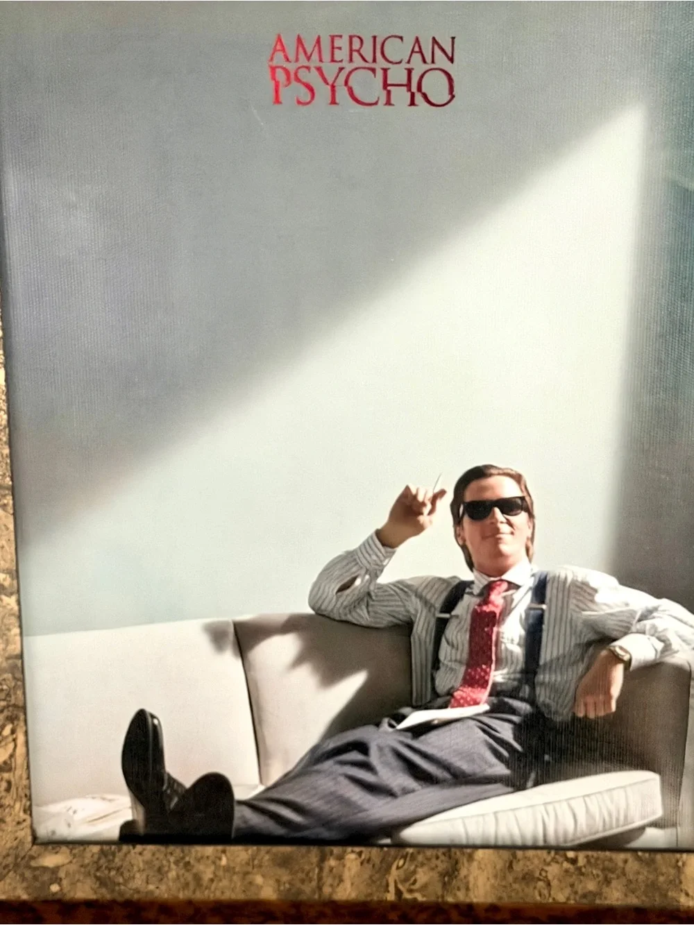 American Psycho Framed Movie Poster Art Print Christian Bale Patrick Bateman